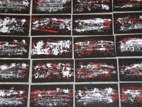 Originalgrafik Abendrot für FilmPoesie entsteht